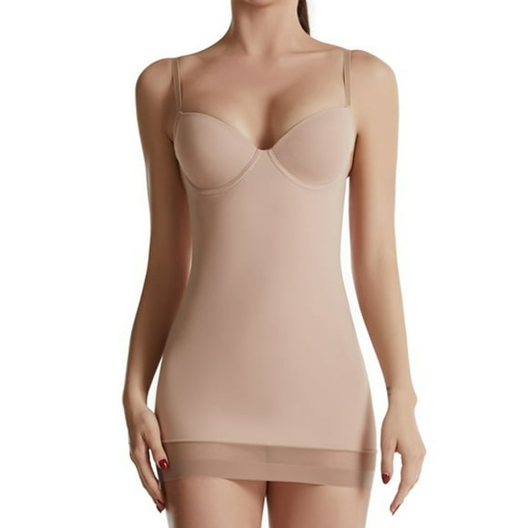 Babysbule Womens Clearance Shapewear Women's Fashion Bodysuit Chest Cushion Comfortable Shapewear Out Bra Underwear Shapewear Dress