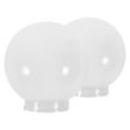 thumbnail image 6 of PAMINGONO 2Pcs White Spherical Acrylic Lampshade Create Pleasant Atmosphere for Garden and Courtyard, 6 of 8