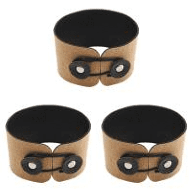Funda protectora de manos de corcho de cuero sintético para taza de café (negra)