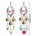 thumbnail image 4 of Shenmeida Bird Toys, Bird Swing Toy Bird Perch with Colorful Chewing Toys, Suitable for Lovebirds, Finches, Parakeets, Budgerigars, Small Birds, 4 of 7