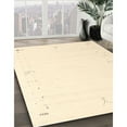 thumbnail image 2 of Ahgly Company Indoor Rectangle Contemporary Golden Blonde Gold Solid Area Rugs, 5' x 8', 2 of 6