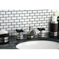 thumbnail image 2 of Kingston Brass KS1168PKX Duchess Widespread Bathroom Faucet with Brass Pop-Up, Brushed Nickel, 2 of 3