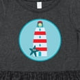 thumbnail image 4 of Inktastic Lighthouse Nautical Beach Girls Toddler Dress, 4 of 5