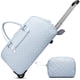 thumbnail image 1 of Bolsa de viaje BAVERGE Rolling Travel con ruedas para mujer, color azul, 1 of 6