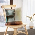 thumbnail image 5 of LALILO Throw Pillow Covers Retro Television Old Room Television Cushion Cover 18" x 18", 2 Pack, 5 of 6