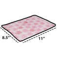 thumbnail image 2 of 200 Qty 8.5" x 11" Decorative Flat Paper Gift Bags - Pink Flower Pattern on White Bags - for Sales/Treats/Parties Cookies/Gifts - N'icePackaging, 2 of 7