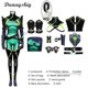 thumbnail image 3 of Disfraz de víbora venenosa para cosplay, juego VALORANT, máscara 3D, zapatos estampados, ropa ajustada, fiesta de Halloween de anime personalizada, 3 of 5