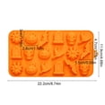 thumbnail image 3 of Halloween Decorations Halloween Silicone Baking With & Shapes Diy Gummy Candy Chocolate For Holiday Making Biscuit Moulds Utility Home Decor, 3 of 6