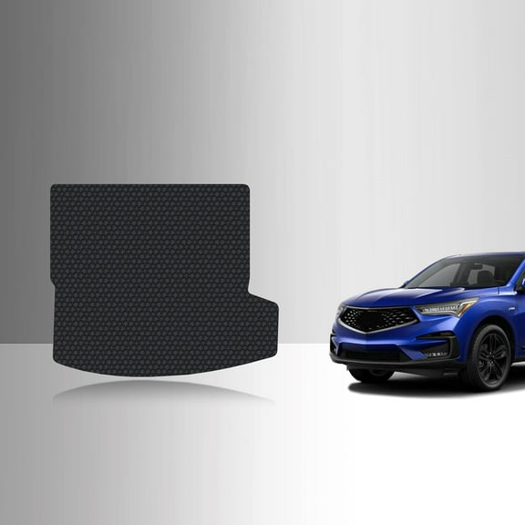 ToughPRO Trunk Mat Compatible with Acura RDX 2021 - All Weather Heavy Duty (Made in USA) Black Rubber