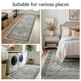 thumbnail image 6 of RUGKING Area Rugs for Living Room 8x10, Boho Vintage Medallion Look Home Floor Mat, Non Slip Washable Carpet, Blue, 6 of 7