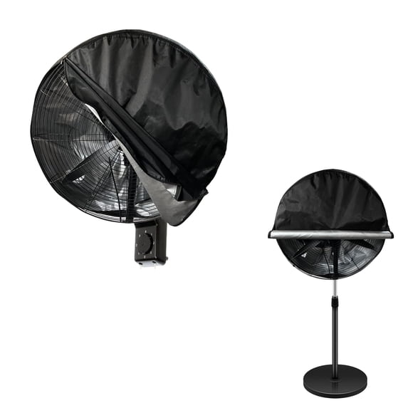 Bitubi Cubierta para Ventilador Industrial, Cubiertas Impermeables para Ventiladores para Exteriores, Ventilador de Montaje en Pared y Ventilador de Pedestal, Cubierta para Ventilador Oxford 600D Resi