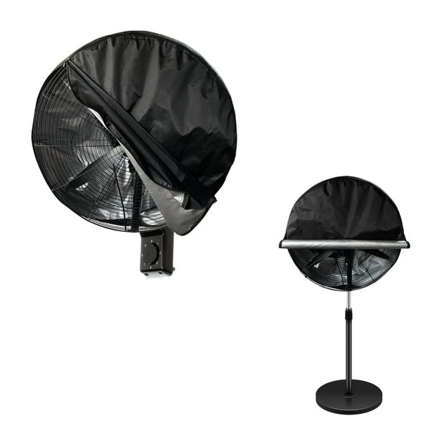 Bitubi Cubierta para Ventilador Industrial, Cubiertas Impermeables para Ventiladores para Exteriores, Ventilador de Montaje en Pared y Ventilador de Pedestal, Cubierta para Ventilador Oxford 600D Resi