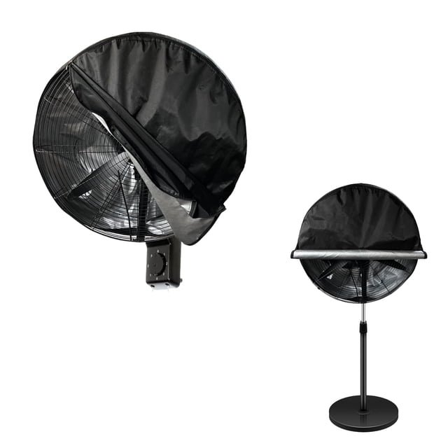 Bitubi Cubierta para Ventilador Industrial, Cubiertas Impermeables para Ventiladores para Exteriores, Ventilador de Montaje en Pared y Ventilador de Pedestal, Cubierta para Ventilador Oxford 600D Resi