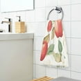 thumbnail image 3 of Yayeee 100% Cotton Hand Towels for Bathroom 16" x 28" Soft Absorbent Kitchen Towel, Beige Apple Pattern, 3 of 7