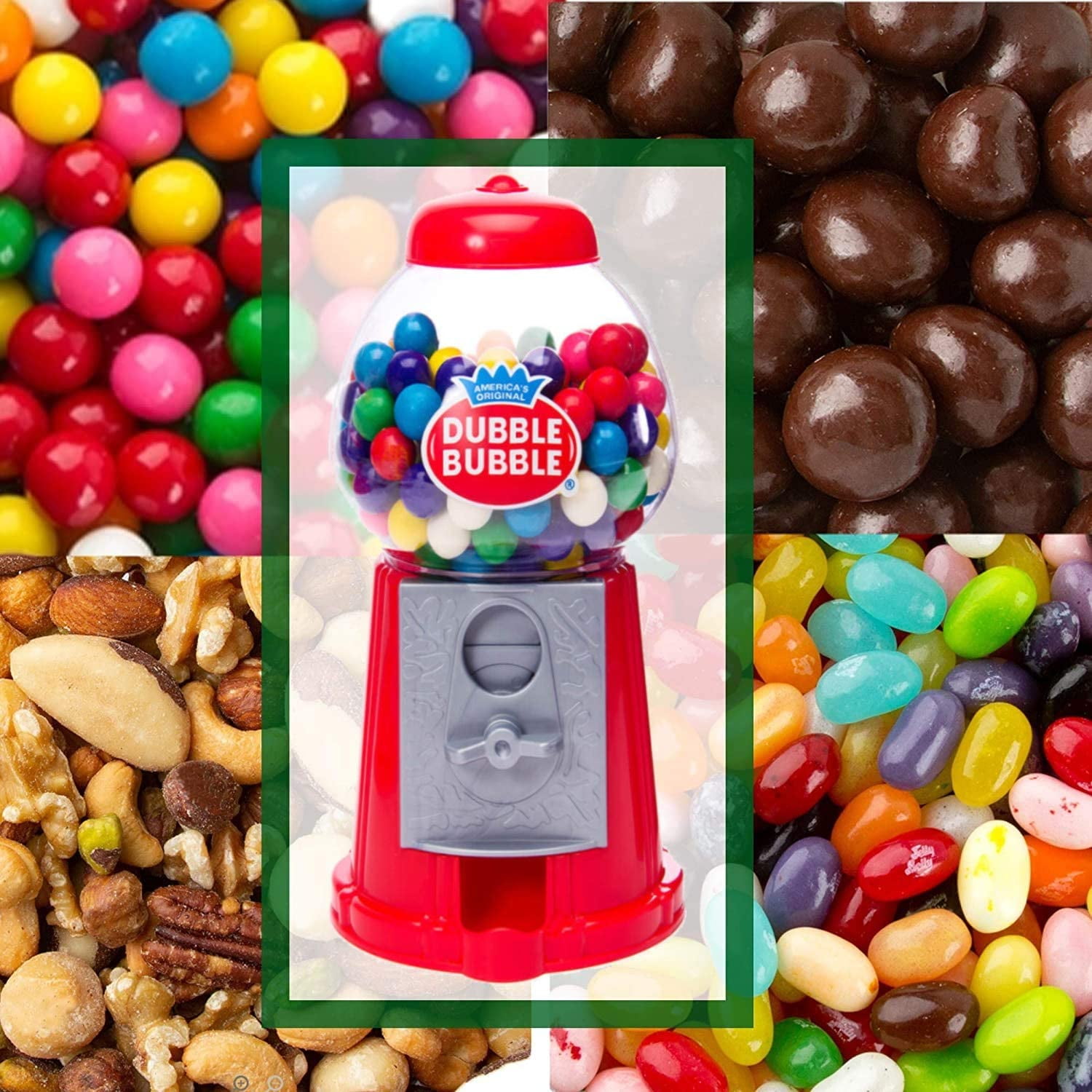 3' Double-Bubble Metal Gumball Machine