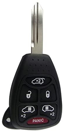 KEMANI New Uncut Replacement Remote Key Shell fit for HONDA Odyssey Remote Key Case Fob 5 Buttons 