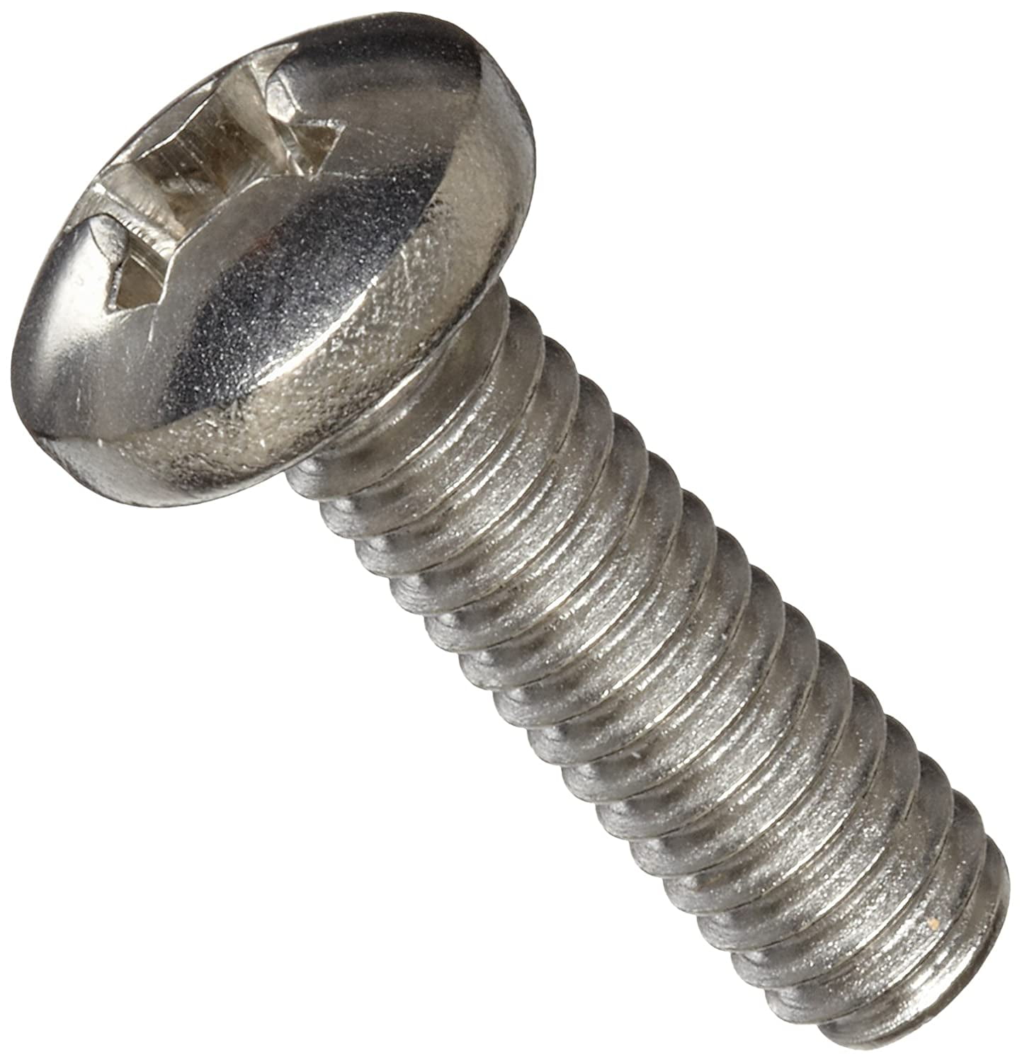 M8-1.25 Threads Plain Finish Pack of 10 Phillips Drive Small Parts Stainless Steel Machine Screw Pan Head 25mm Length 