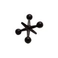 thumbnail image 1 of Sagebrook Home Black Metal Jacks Decor, 5", 1 of 1