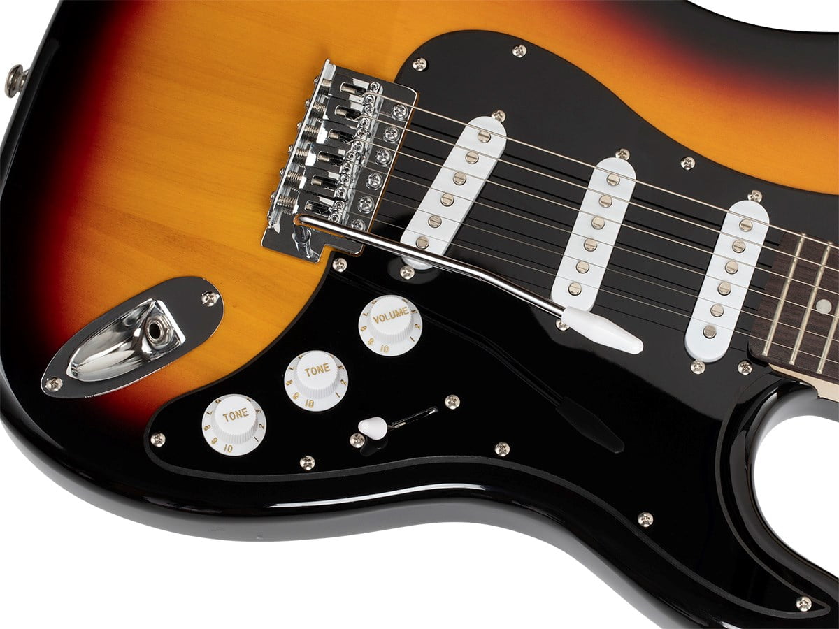 Monoprice Indio Cali Classic Electric Guitar Sunburst With Gig Bag Walmart