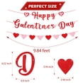 thumbnail image 2 of Glitter Happy Galentines Day Banner, Heart Garland Banner, Galentines Day Sign, Ladies Valentines Party Decoion, Galentines Day Gathering Supplies, Valentine's Day Home Party Decor, 2 of 6