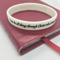 thumbnail image 2 of Philippians 4:13 Silicone Wristband (2 Pack), 2 of 3