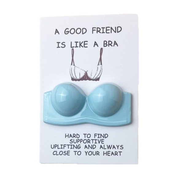 YSABOXY 6 Pack Humorous Best Friend Birthday Card, Funny Bra Birthday Card For BBF Friend Sister Friendship a Female, Good Bra