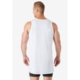 thumbnail image 2 of KingSize Men's Big & Tall Longer Length Ribbed Cotton Tank, 2 of 3