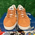 thumbnail image 3 of Men's Adi - das Gazelle 85 Classic Casual Shoe / Orange White / GY2531 / Size 8, 3 of 6
