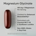 thumbnail image 2 of Sports Research® High Absorption Magnesium Glycinate 160mg Relaxation Muscle Nerve Support (120 Liquid Softgels), 2 of 7