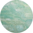 thumbnail image 2 of Addison Rugs Mayfield Premium Machine Washable Transitional Abstract Teal Round Rug, 8' x 8', 2 of 6