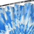 thumbnail image 3 of Blue Tie Dye Pattern Shower Curtain 36"x72" ,Bathroom Decorative Shower Curtains Set with 12 Hooks,Modern Waterproof Washable Shower Curtain, 3 of 6