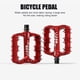 thumbnail image 5 of Pedales De Bicicleta De Montaña ENLEE Pedales de bicicleta Antideslizante Ensanchar Pie de cama Piezas de bicicleta impermeables (Rojo) Ndcxsfigh Accesorios para bicicletas, 5 of 8
