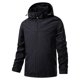 thumbnail image 1 of Ceisia Relaxed Fit Men's Fleece-Lined Hooded Windproof Waterproof Jacket Gift, 1 of 6