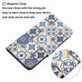 thumbnail image 6 of Compatible with iPhone 12 Pro Max Wallet Case for Women with Credit Card Holders, Magneitc Cute Patterned Designed Flip PU Leather Kickstand Shockproof Cover for iPhone 12 Pro Max, Totem, 6 of 6