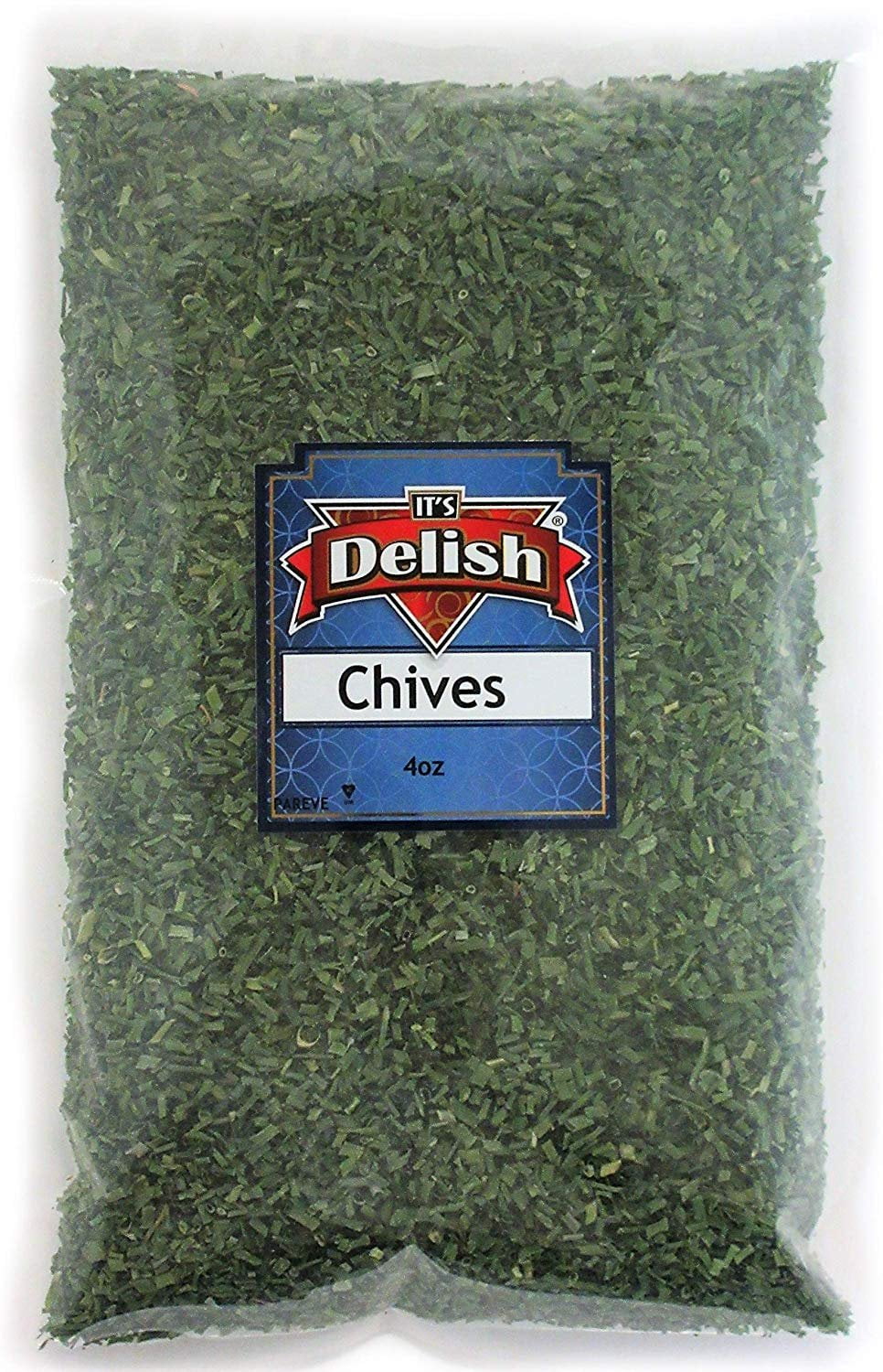 Dried Chives All Natural by Its Delish 4 Oz Bag