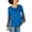 Blue - medblue, variant on Style & Co. Womens Triple Print Pullover Blouse, Blue, Plus Size, 1X