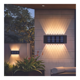 thumbnail image 2 of 6 pzs Lampara Focos Solares Led Exteriore Patio jardín pasillo iluminación de pared decoración Malubero Negro, 2 of 4