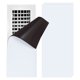thumbnail image 1 of Cubiertas Magnéticas Uxcell [2 piezas] - Cubiertas para Ventilación para Uso en Suelo, Registros de Pared y Techo & Hogar & RV & HVAC - [Blanco - 10 x 4 PULGADAS], 1 of 6