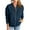 Navy, variant on ZRGHAOYLQ Womens Bomber Jackets Trendy Basic Stand Neck Outwear Casual Zip Up Varsity Jacket Loose Long Sleeve Coats Solid Color Fall Coat Tops