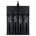 thumbnail image 3 of Cargador de Batería 4Bay Smart 18650, Cargador Universal para Linternas de Iones de Litio de 3,7 Voltios, Baterías Recargables 18650 para Faros Delanteros, 3 of 5
