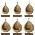 thumbnail image 7 of Hanging Wall Baskets for Kitchen Jute Eco Teardrop Design Vegetable Fruit Baskets Wall Mount Fruit Or Veggie Handwoven Basket Cesta de Frutas para Cocina (XL/11x13.8x7.9 inch, A), 7 of 7