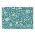 thumbnail image 1 of Abstract Cutting Board, Abstract Pattern with Bubbles in Different Sizes Modern Aqua Inspired Design, Decorative Tempered Glass Cutting and Serving Board, Small Size, Turquoise Teal, by Ambesonne, 1 of 1