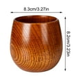 thumbnail image 2 of Big Belly Cup Charcoal Grilled Universal Wooden Cup Nonscalding Plant Paint Tea Cup - Ceramic Material Safe For Hot Cold Drinks Dishwasher Microwave Safe 10Oz, 2 of 2