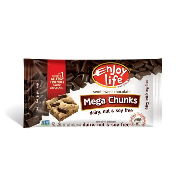 Enjoy Life F00313W SemiSweet Mega Chunks Baking Chocolate
