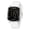 White Black, variant on Digital Watches for Men Women Waterproof Unique Rectangle Watch Stopwatch Countdown Alarm Analog Silicone Strap Transparent Case