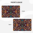 thumbnail image 4 of Rocae Colorful Mexican2 Printed Heat Resistant Place Mats,Classic Hemstitch Cloth Fabric Placemats Imitation Linen Place Mat Table Mats 18x12 inch, 4 of 9