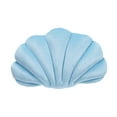 thumbnail image 3 of Almohada decorativa de concha de mar Macarena Algodón PP Azul claro 46x33cm, 3 of 8