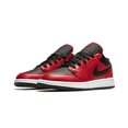 thumbnail image 3 of Big Kid's Jordan 1 Low "Black Pebbled" Gym Red/Black-White (553560 605) - 5.5, 3 of 5