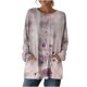 thumbnail image 5 of TaTaai Casual Vintage Print Long Sleeve Round Neck T Shirts for Women Loose Fit With Pockets Retro Blouse 2026 Soft Polyester Lightweight Daily Wear Gift, 5 of 7