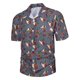 thumbnail image 1 of Camisa hawaiana para hombre, manga corta, cuello vuelto, camisa de playa de secado rápido, XXL Pineapple Paradise, 1 of 5